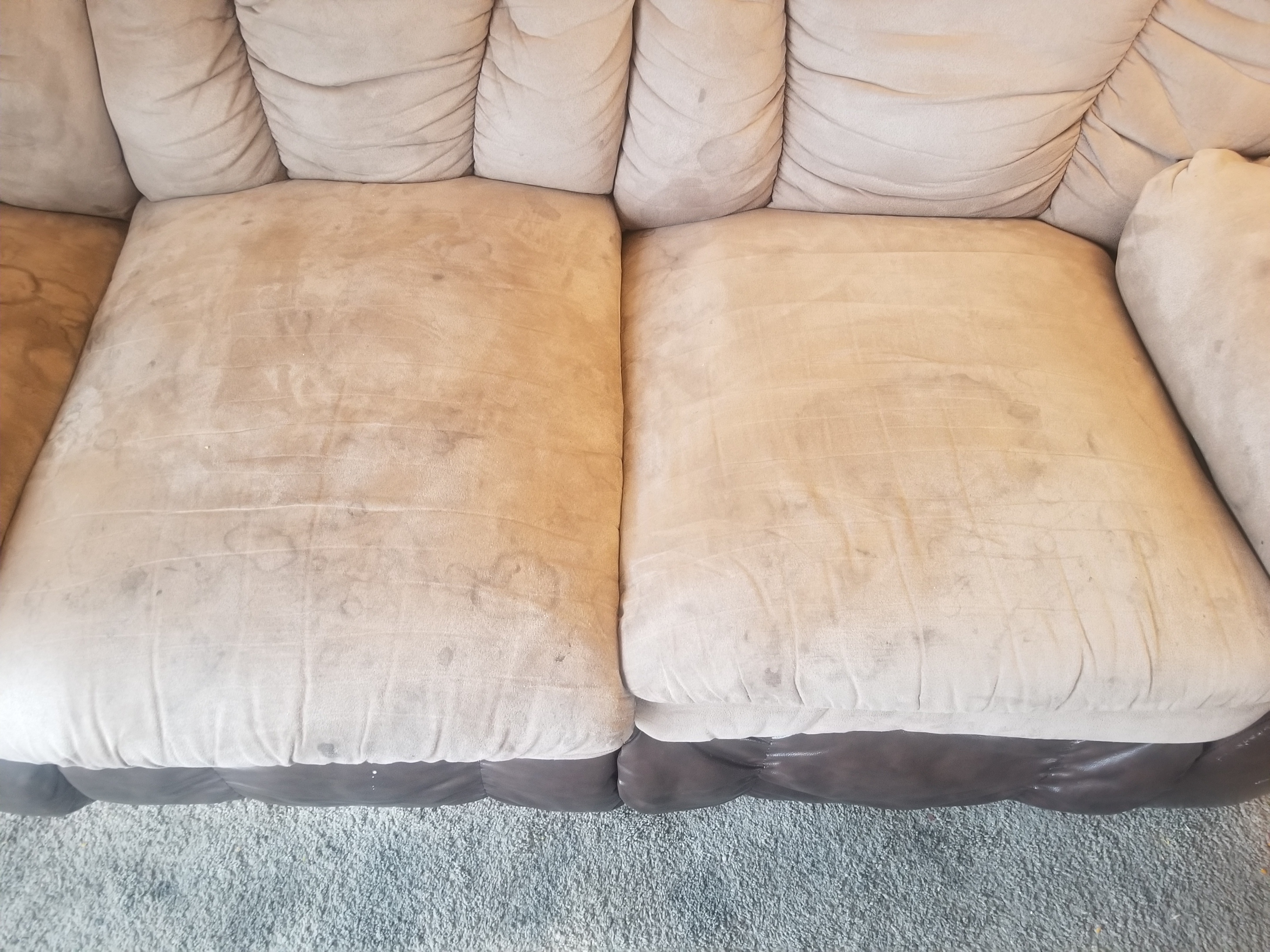 dirty upholstery